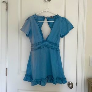 Blue summer dress